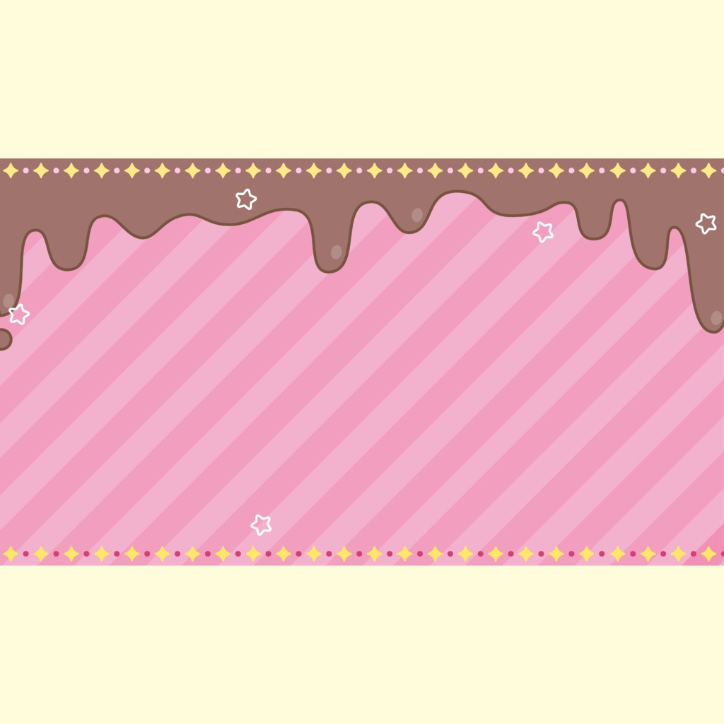 Vtuberバレンタイン配信サムネイル・ロゴと背景素材