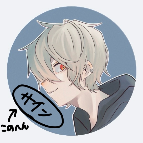 【初グッズ記念！】サイン入り！小さめの素敵な缶バッジ (アイコンver.)