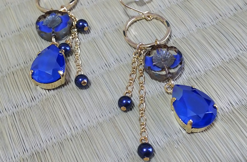 水の呼吸・ヒノカミイメージ 花雫ピアス