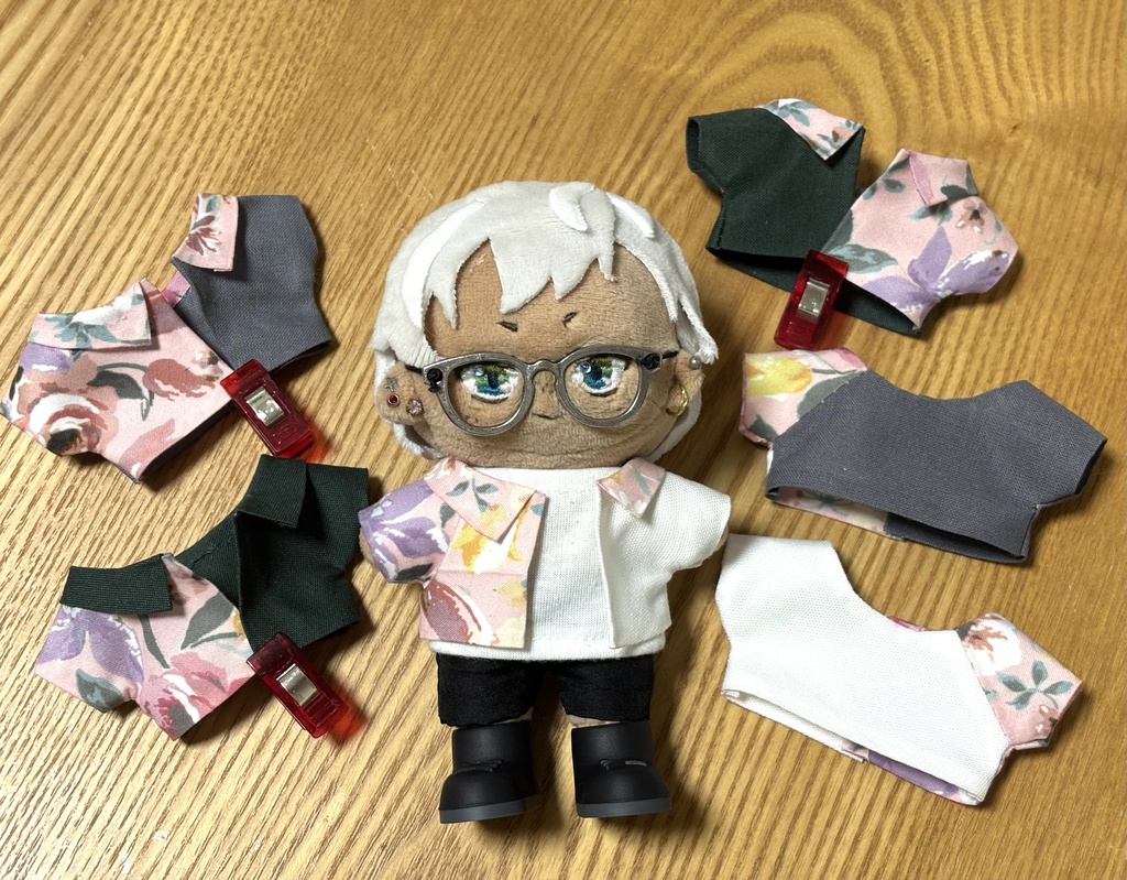 花柄シャツ【10cmぬい】