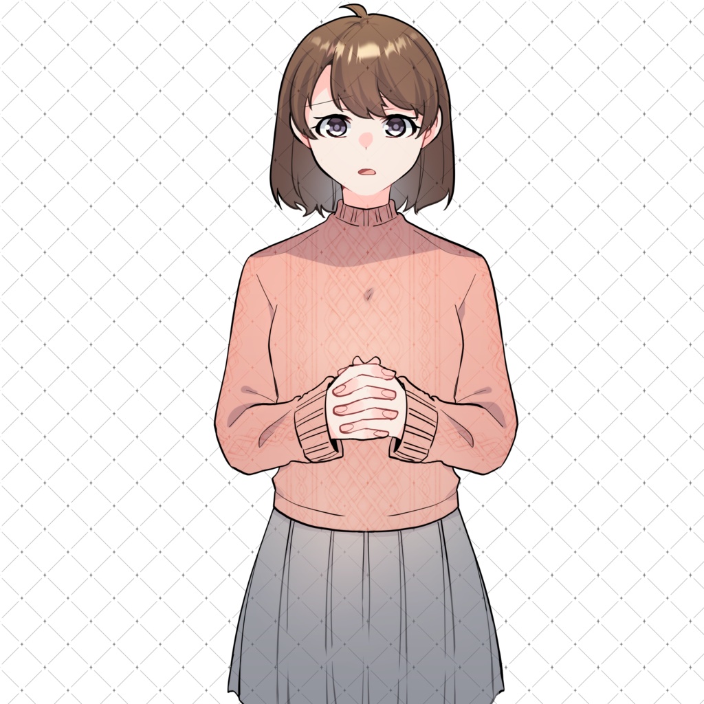 【TRPG・動画などに利用可】私服の女性