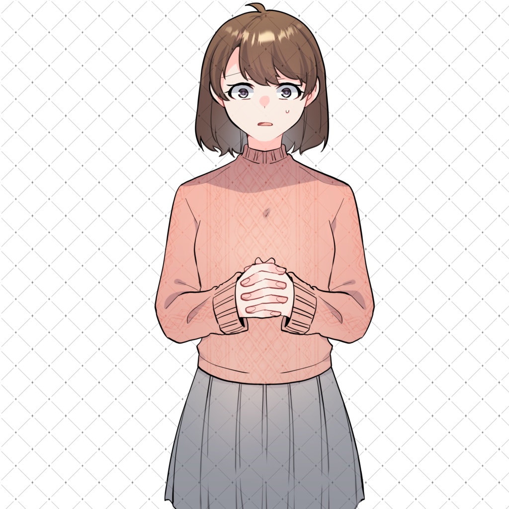 【TRPG・動画などに利用可】私服の女性