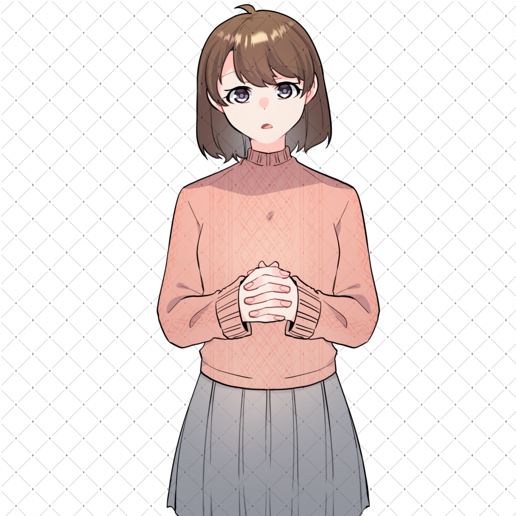 【TRPG・動画などに利用可】私服の女性