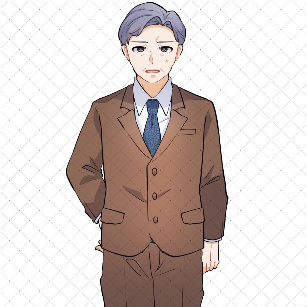 【TRPG・動画などに利用可】スーツの上司っぽいおじさん