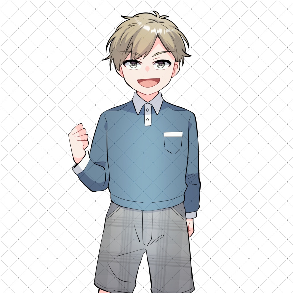 【TRPG・動画などに利用可】私服金髪小学生