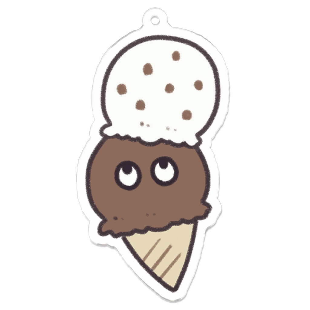チョコアイスアクキー