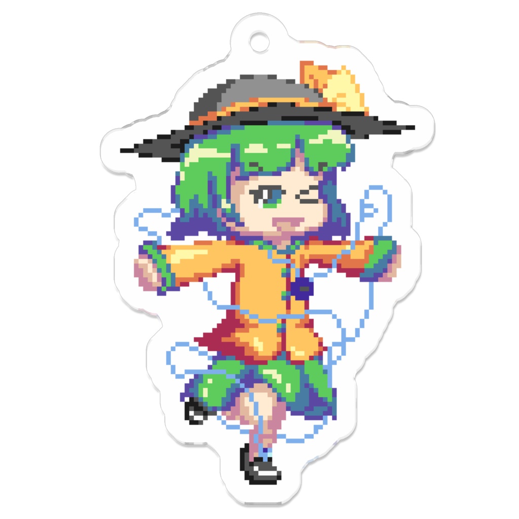 古明地こいし ドット絵アクリルキーホルダー