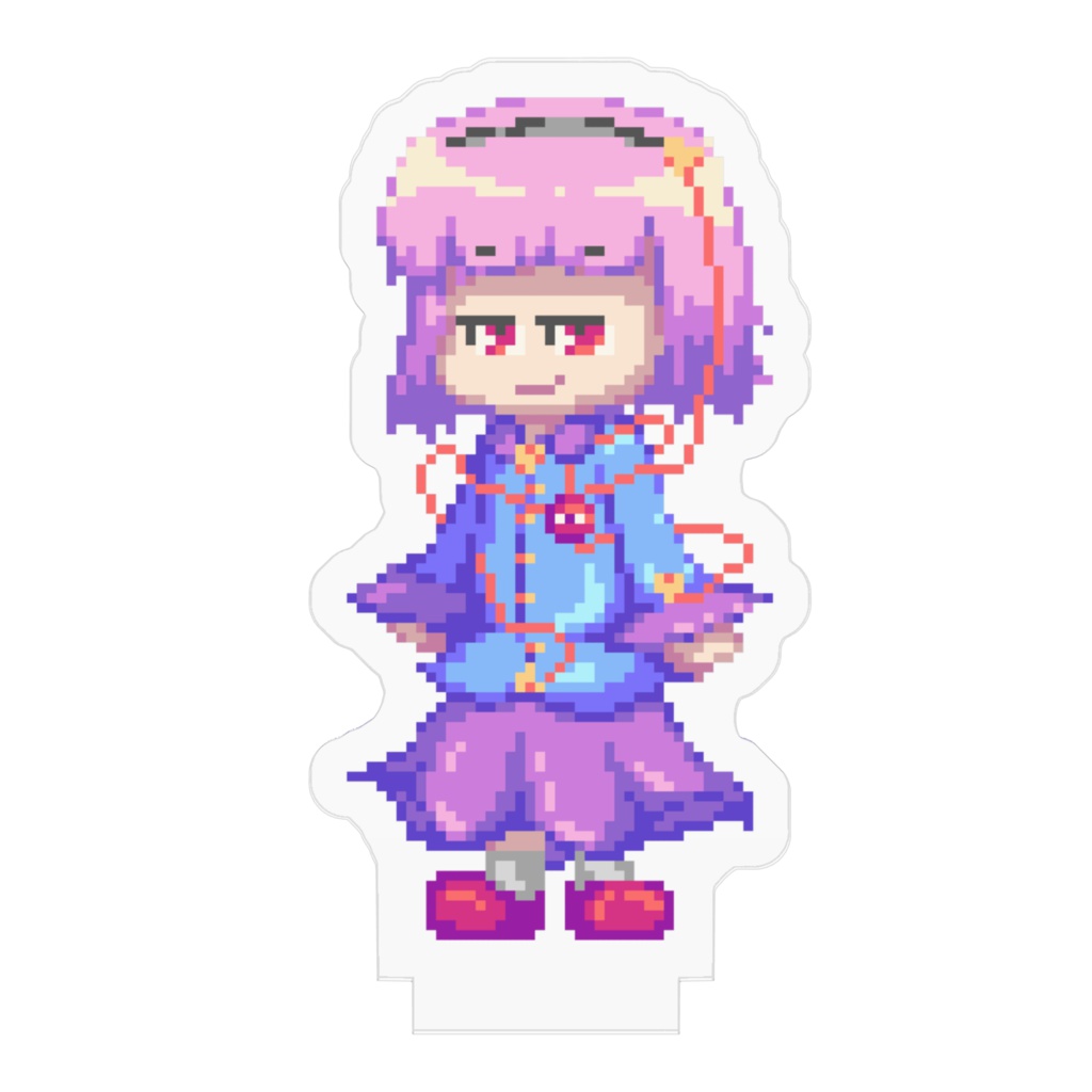 古明地さとり ドット絵アクリルフィギュア