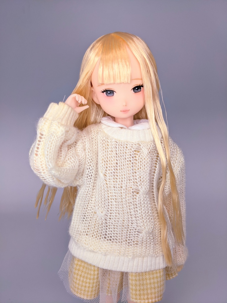 Milaella 6 1カスタムヘッド オビツ21 01ナチュラル ミルキーゴールド Milaelladoll Booth