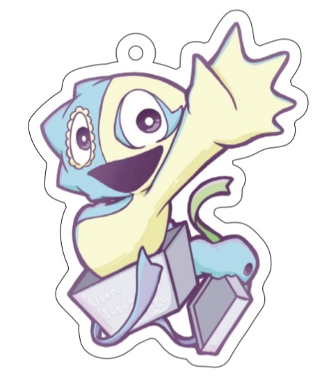 マジシャンくん オーロラキーホルダー 🩵💛