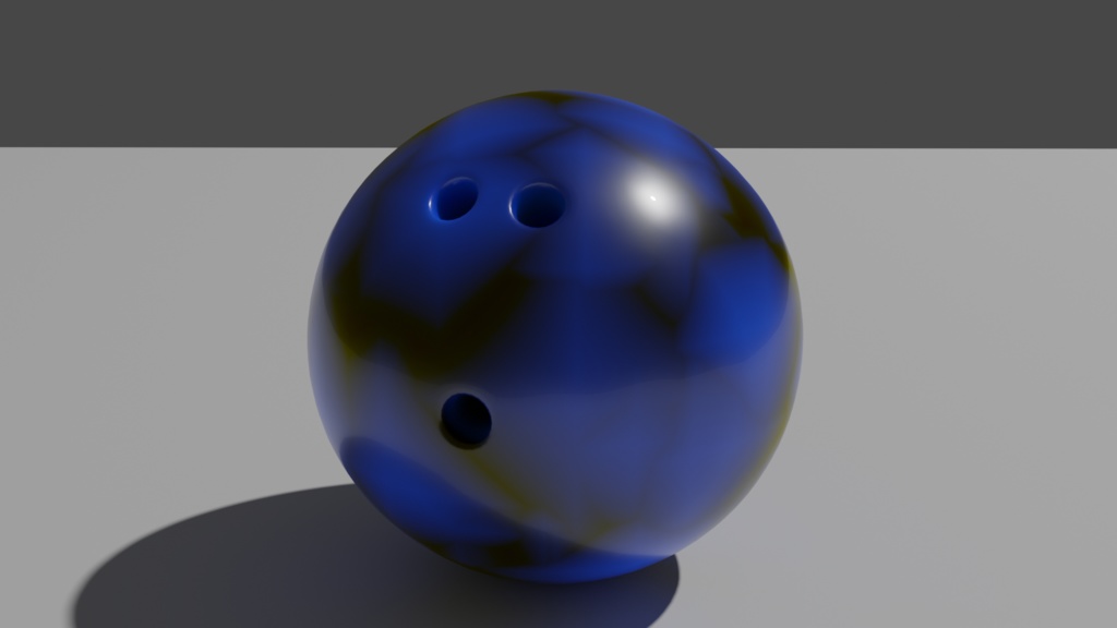 【３Dモデル 】ボウリングボール / bowling ball