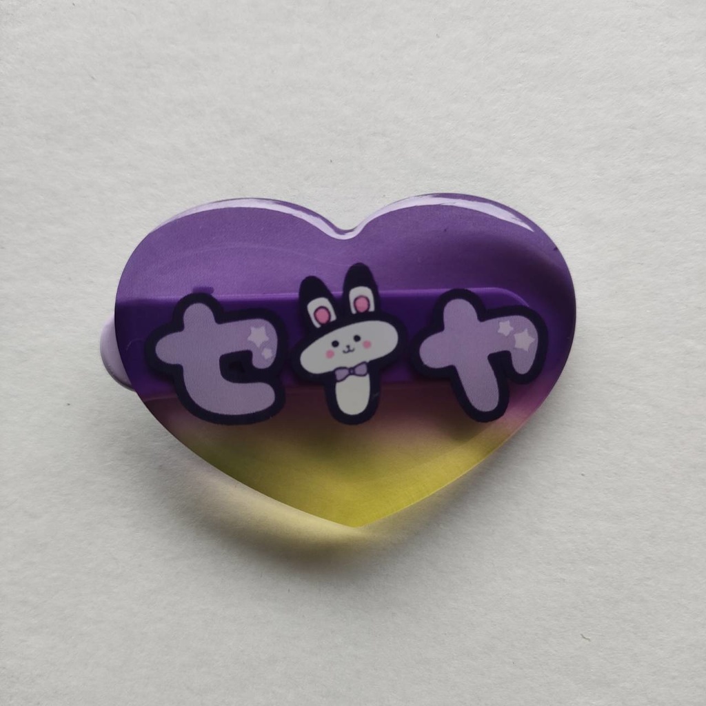 おなまえヘアクリップ