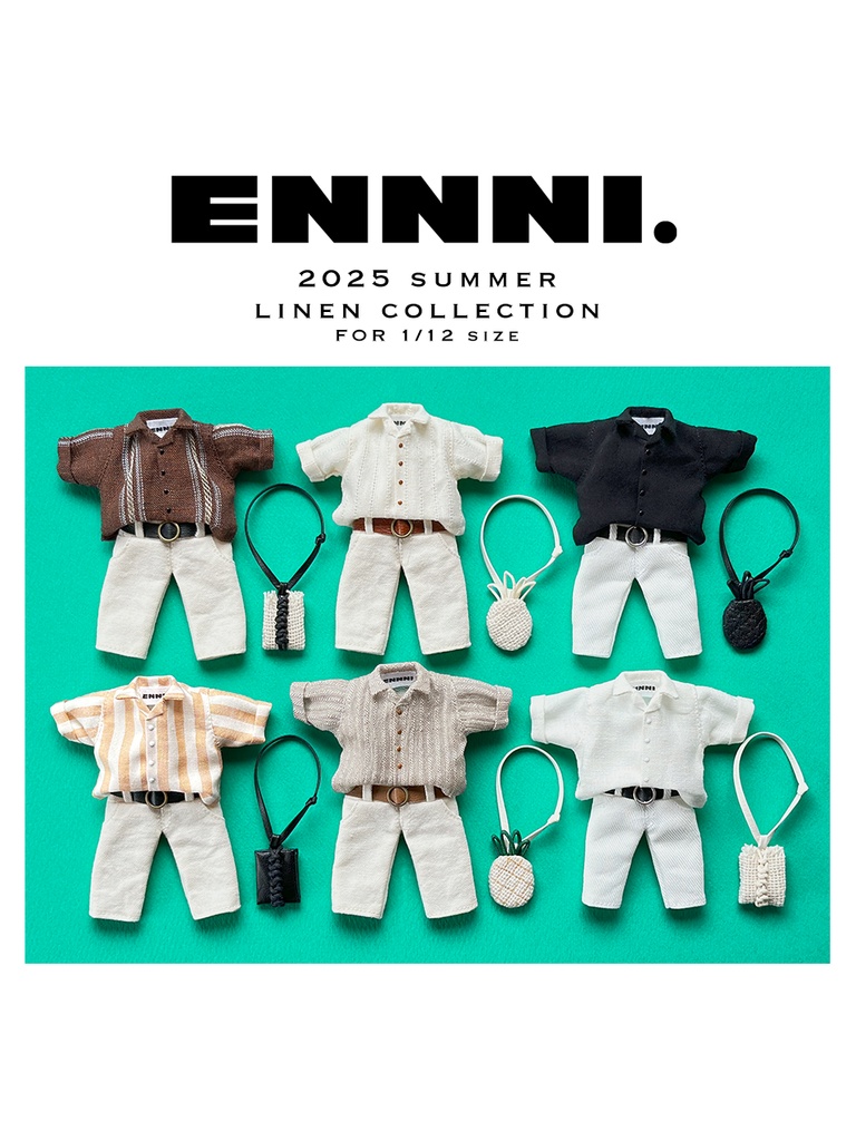 【ナチュラルアイボリー】リネンタックインシャツセット