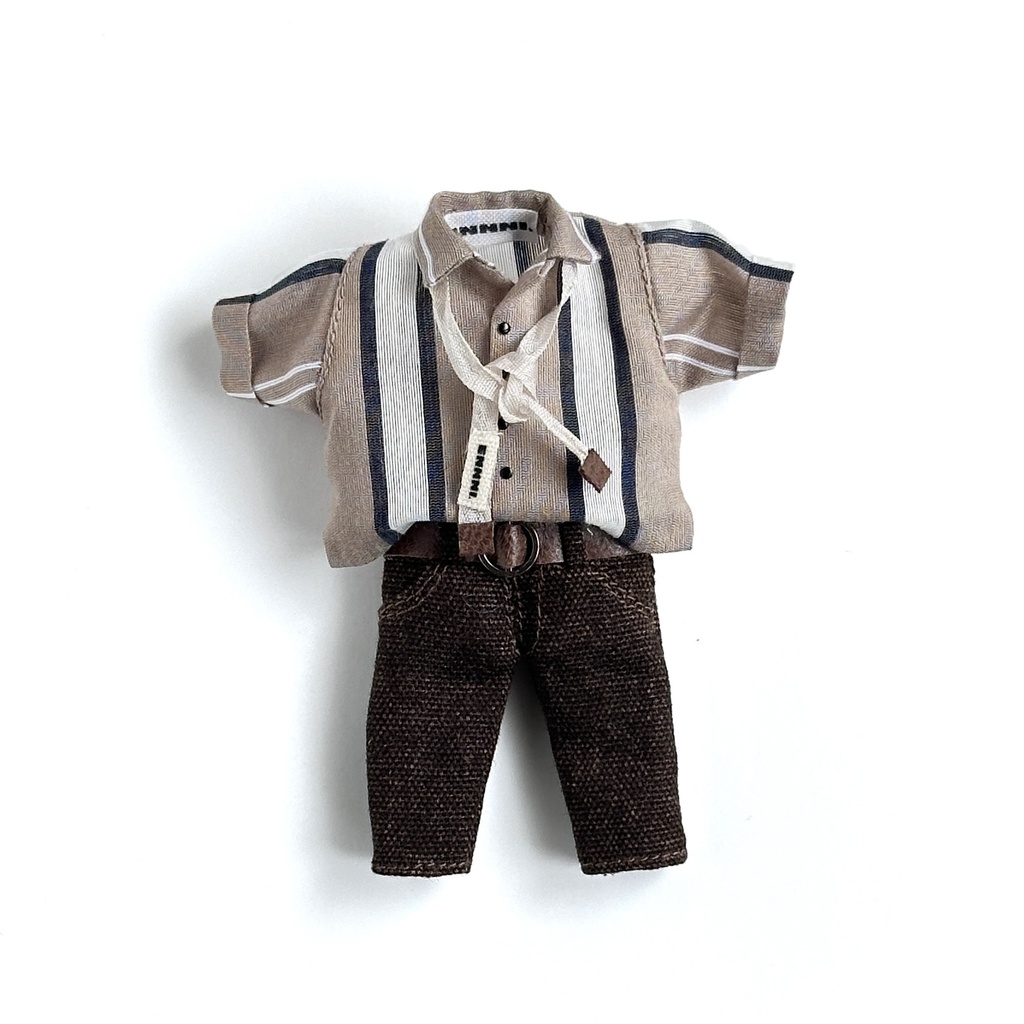 タックインシャツセット&リボンスカーフ