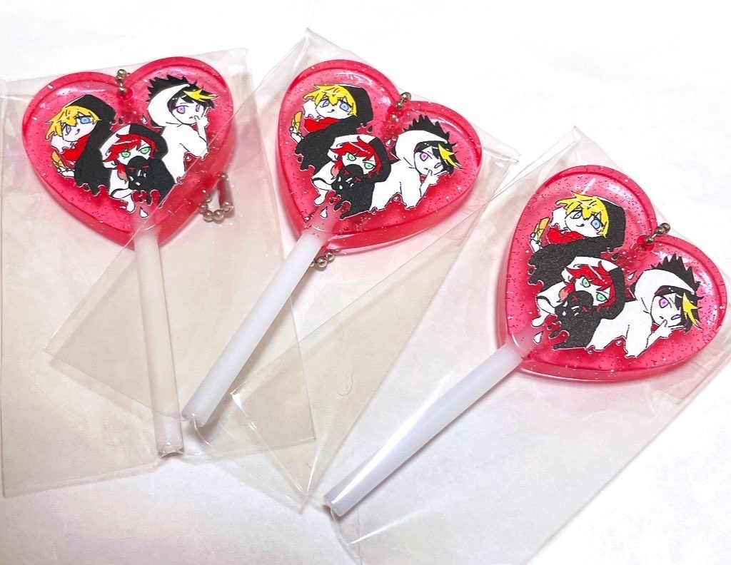 DROPSのドロップ風キーホルダー