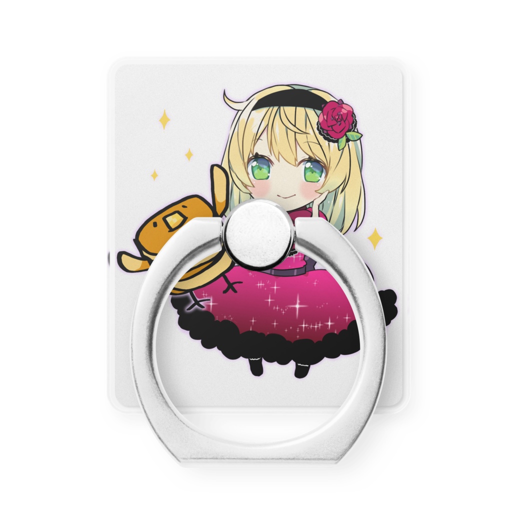 有梨とホットケーキ星人。スマホリング