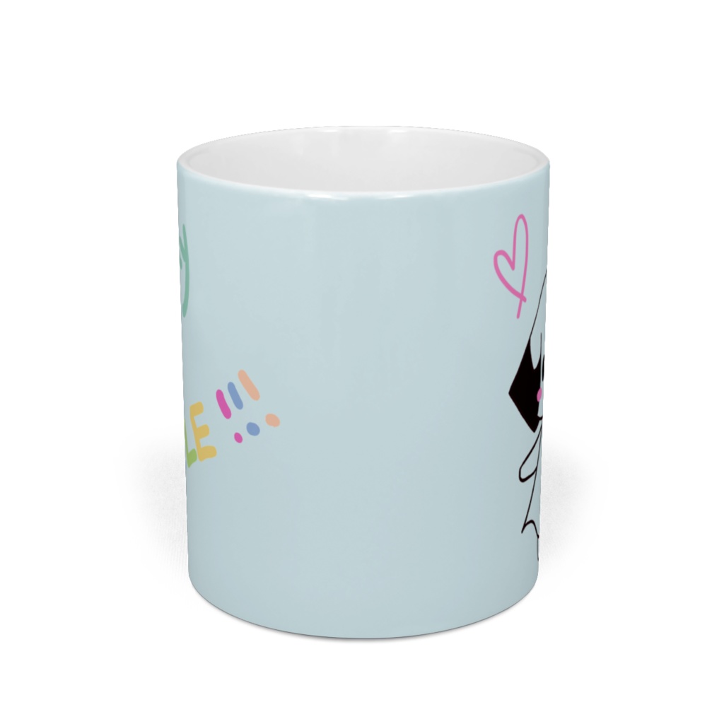 Everyday♡SMILE!マグカップ モノクロver.