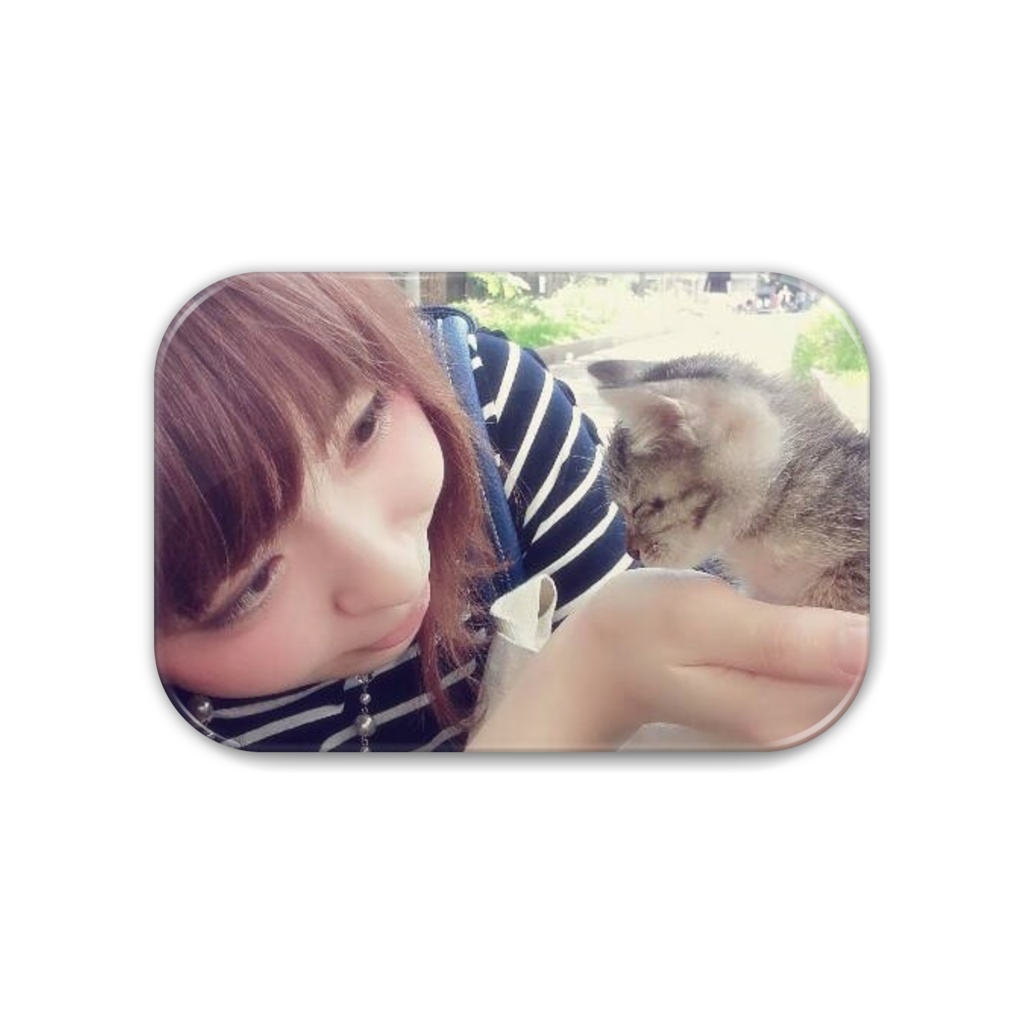 にゃんことありさか。缶バッチ