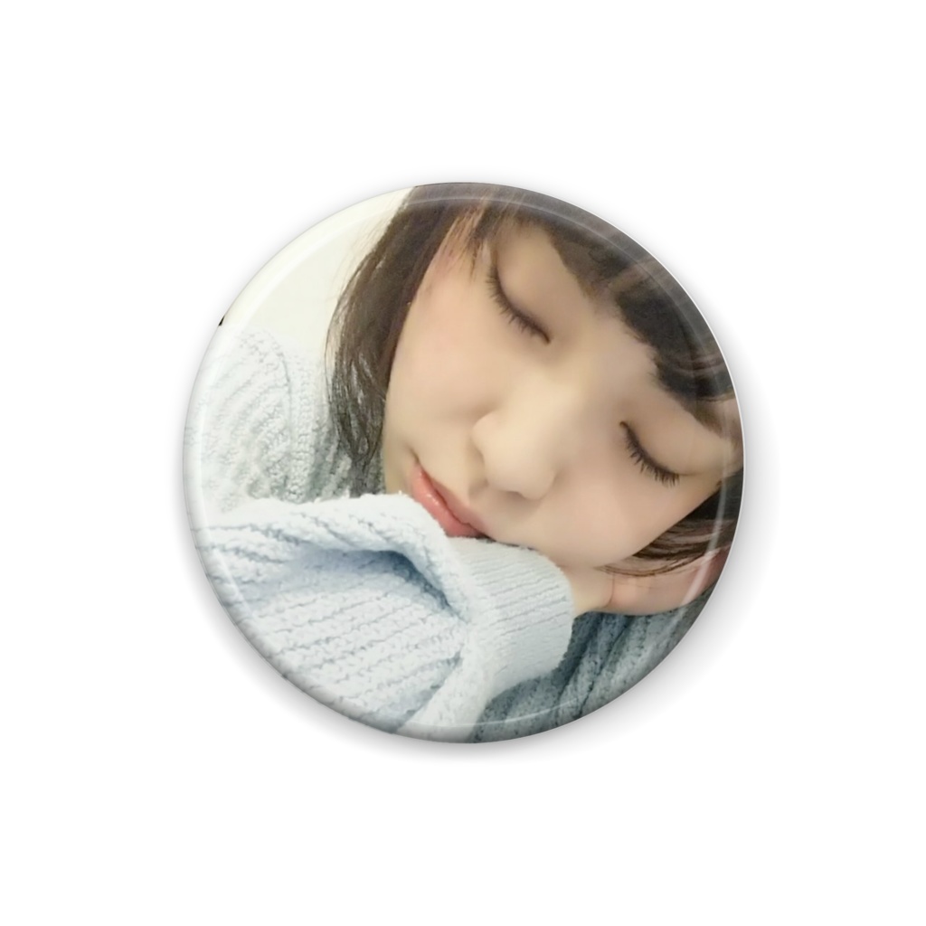 すやすやありさか。缶バッチ