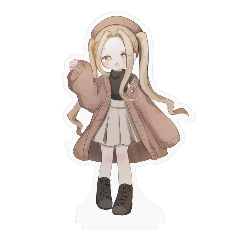 萌え袖秋コーデアクスタ