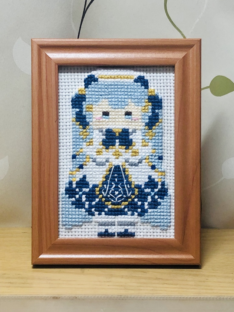 時計ちゃんクロスステッチ