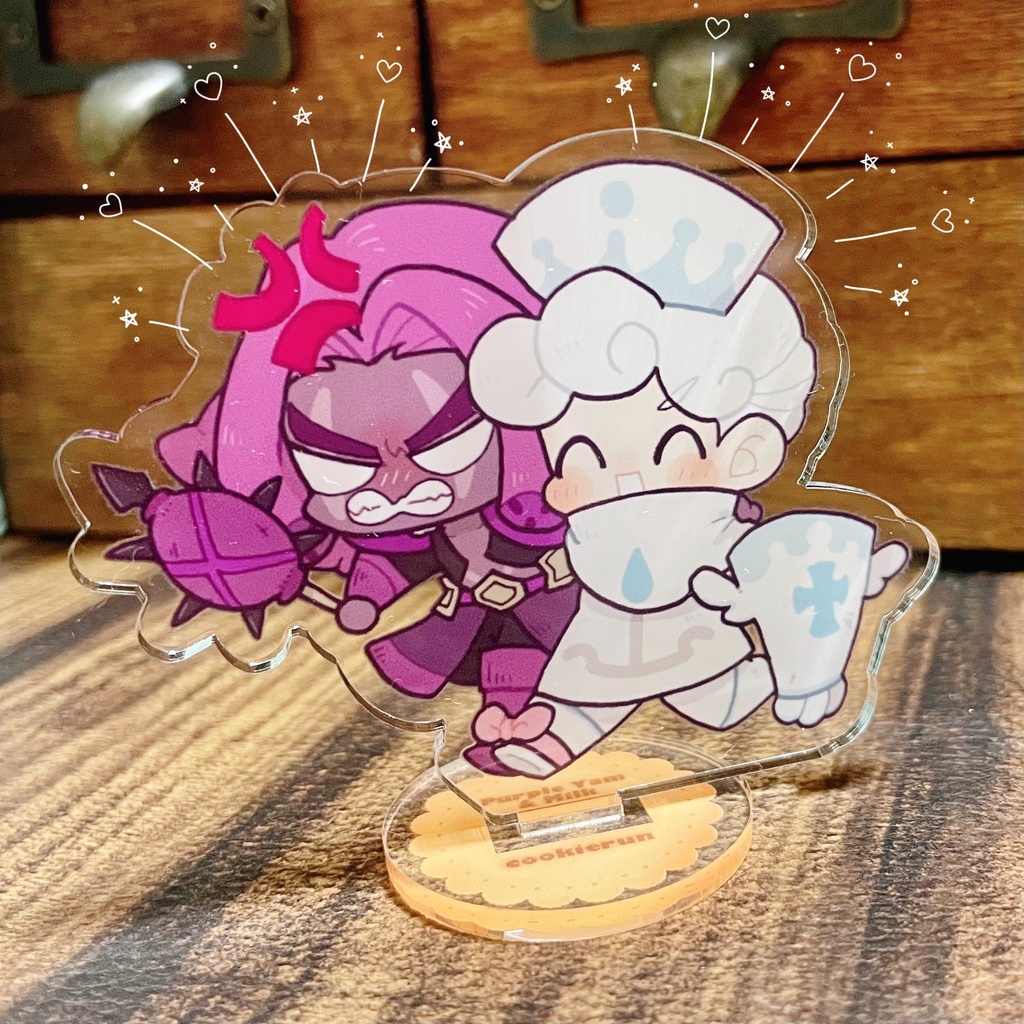 紅イモ&ミルク二人三脚アクスタ