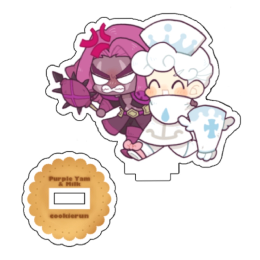 紅イモ&ミルク二人三脚アクスタ