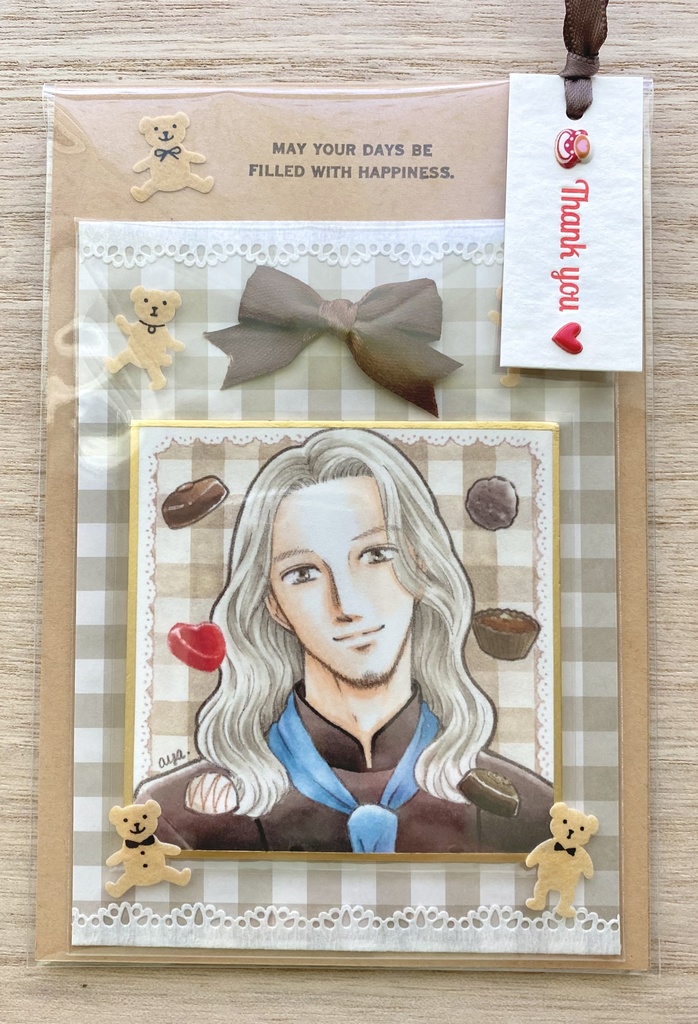 豆色紙原画＆ポスカ＆シールセット①