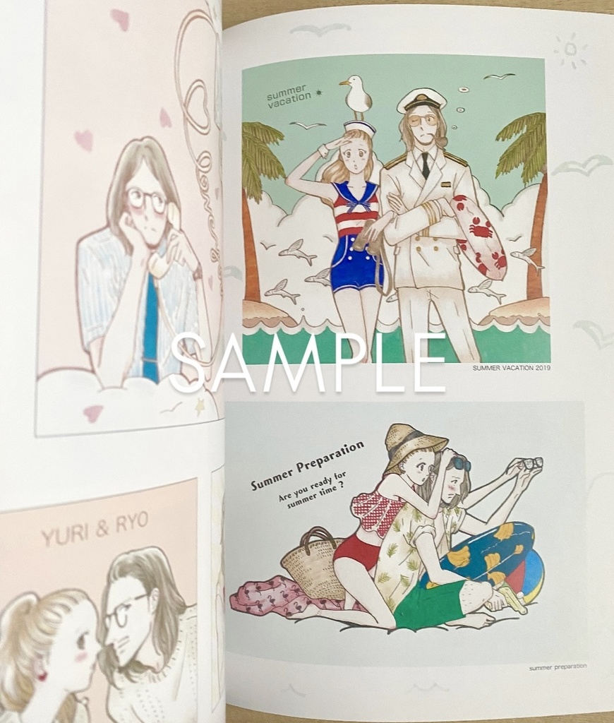 【イラスト集】YURI&RYO illustration BOOK 2018-2025