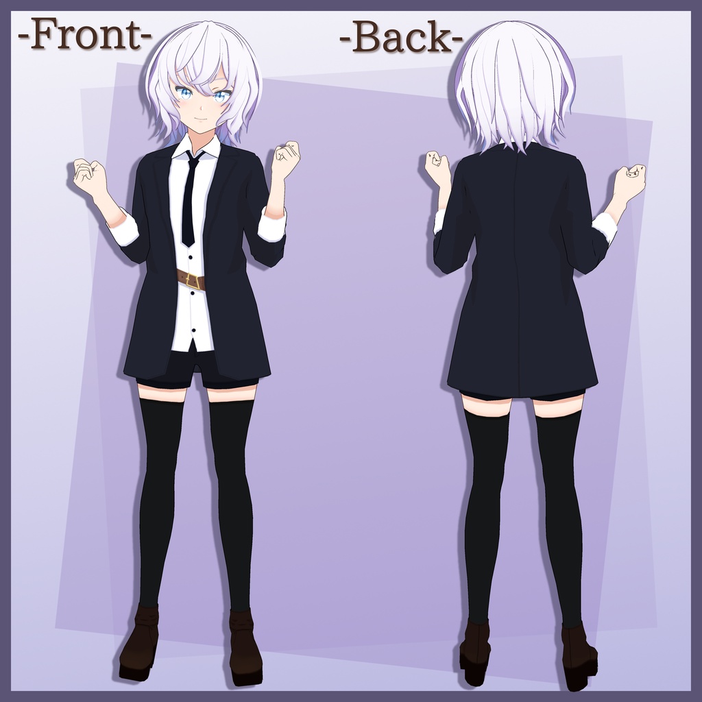 【VRChat向けアバター】有紗-Arisa-(VRoidβ+PhysBones未対応)