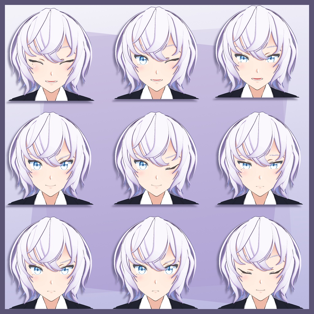 【VRChat向けアバター】有紗-Arisa-(VRoidβ+PhysBones未対応)