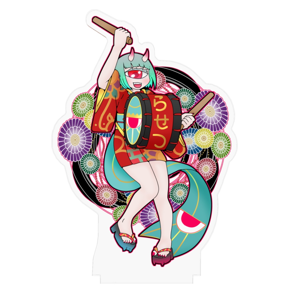 アクスタらせつ さんさ踊り【女性VTuber】