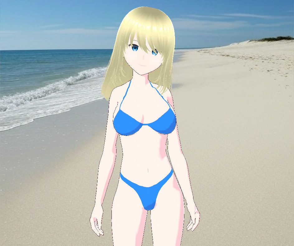 画像「セリアのビキニ水着」