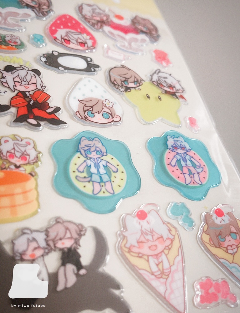 【非公式】ぷくっとシール試作版