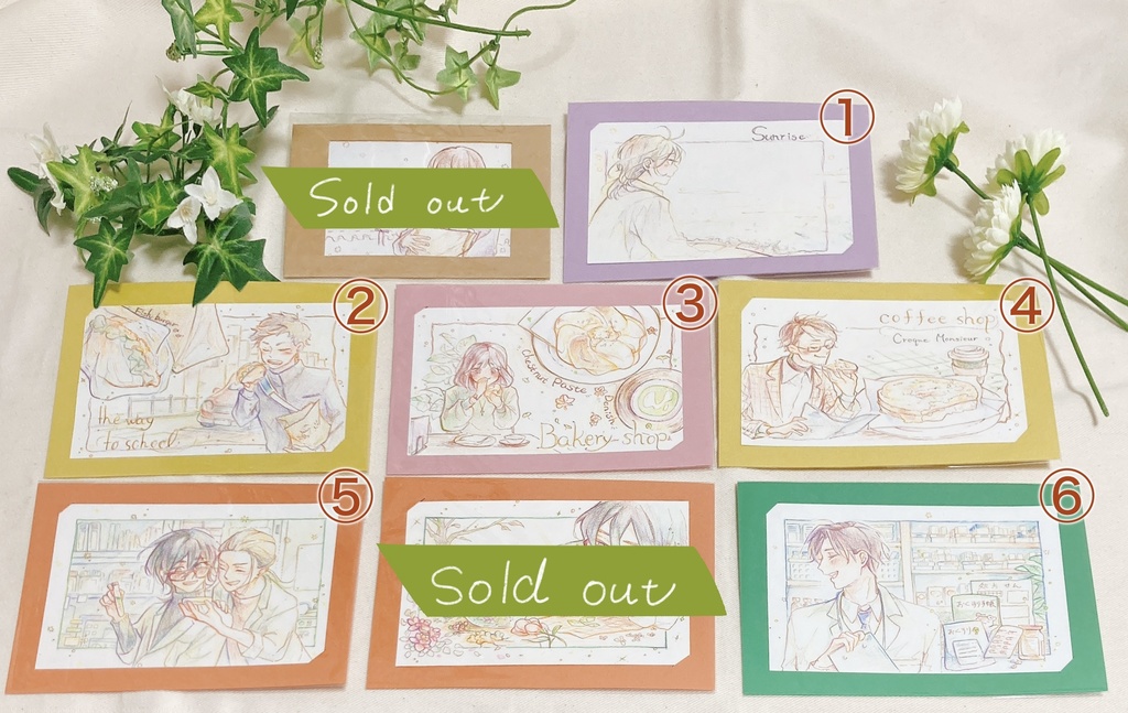 【原画】色鉛筆着彩