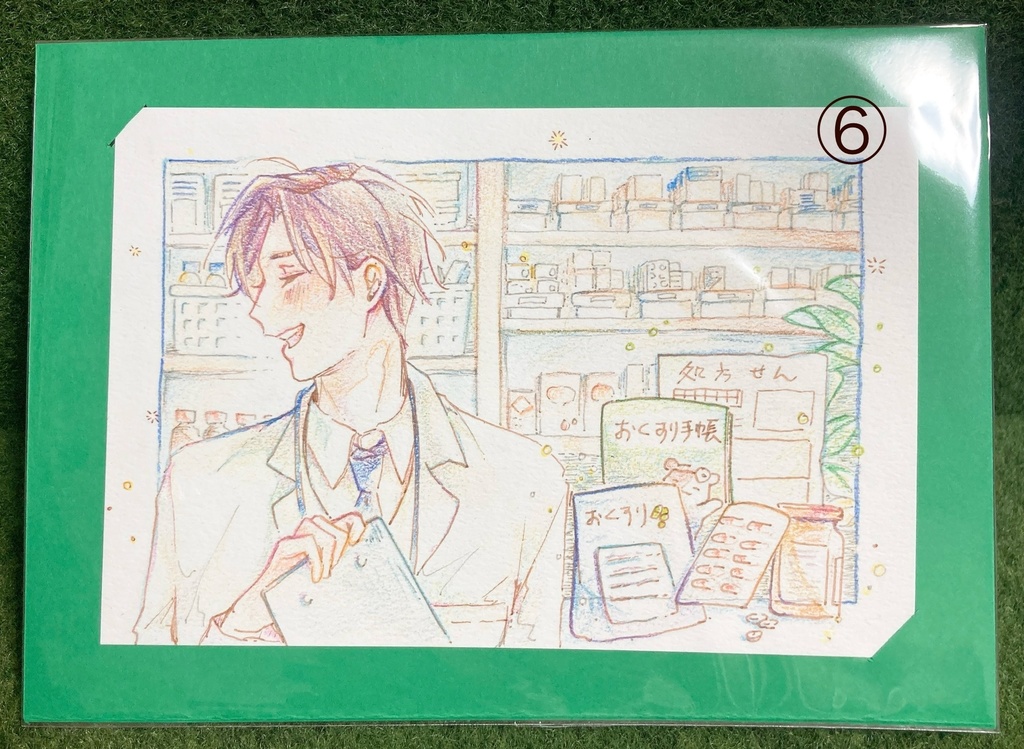 【原画】色鉛筆着彩