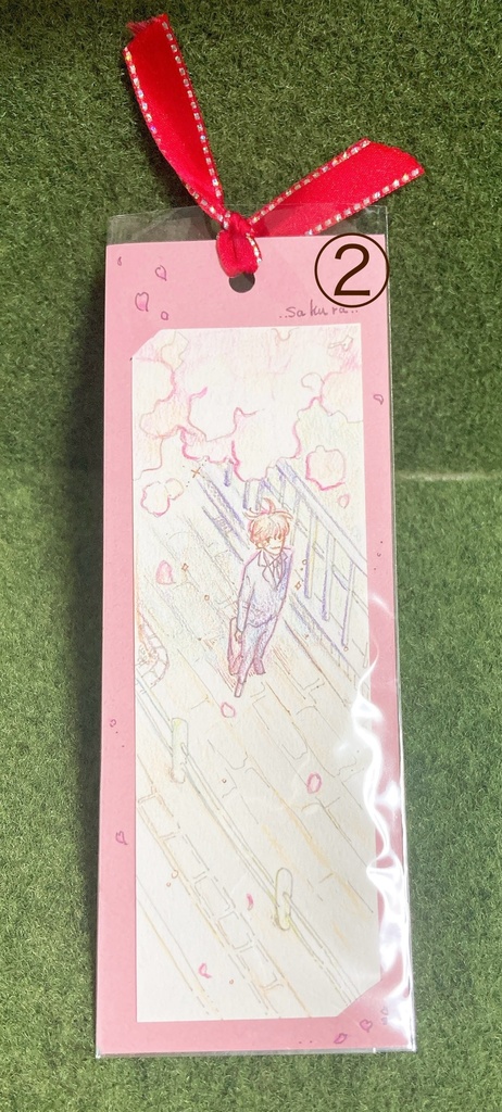 【原画】栞サイズ(透明水彩)(色鉛筆)