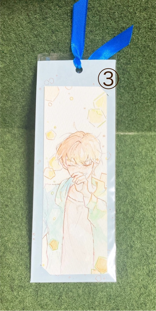 【原画】栞サイズ(透明水彩)(色鉛筆)