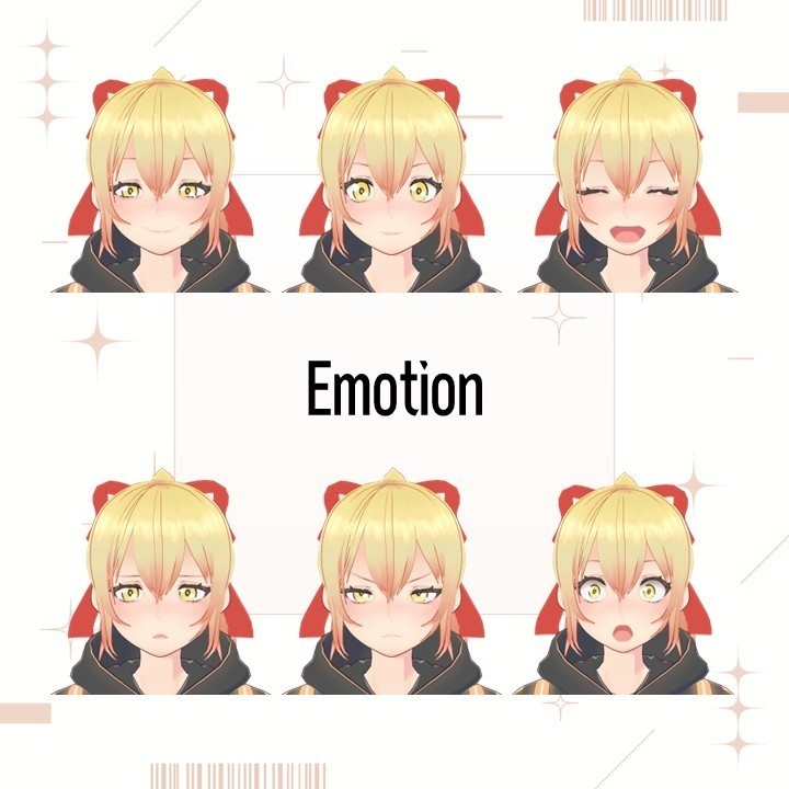 【VRoid製オリジナル3Dモデル】カレン / Calendula【.VRM/.Vroid】