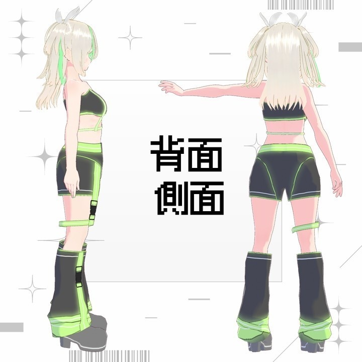 【VRoid製オリジナル3Dモデル】鈴蘭/ Suzuran【.VRM/.Vroid】