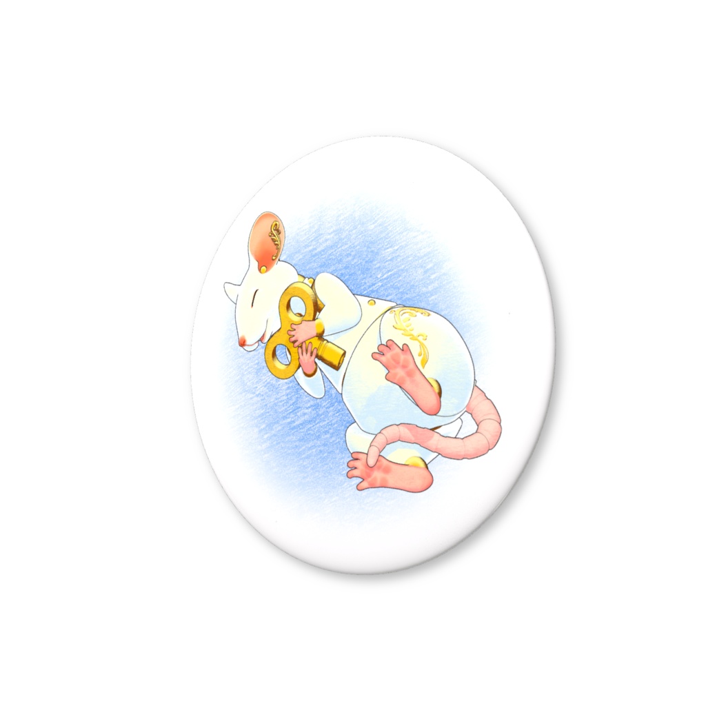 Mus缶バッジ(おやすみ)