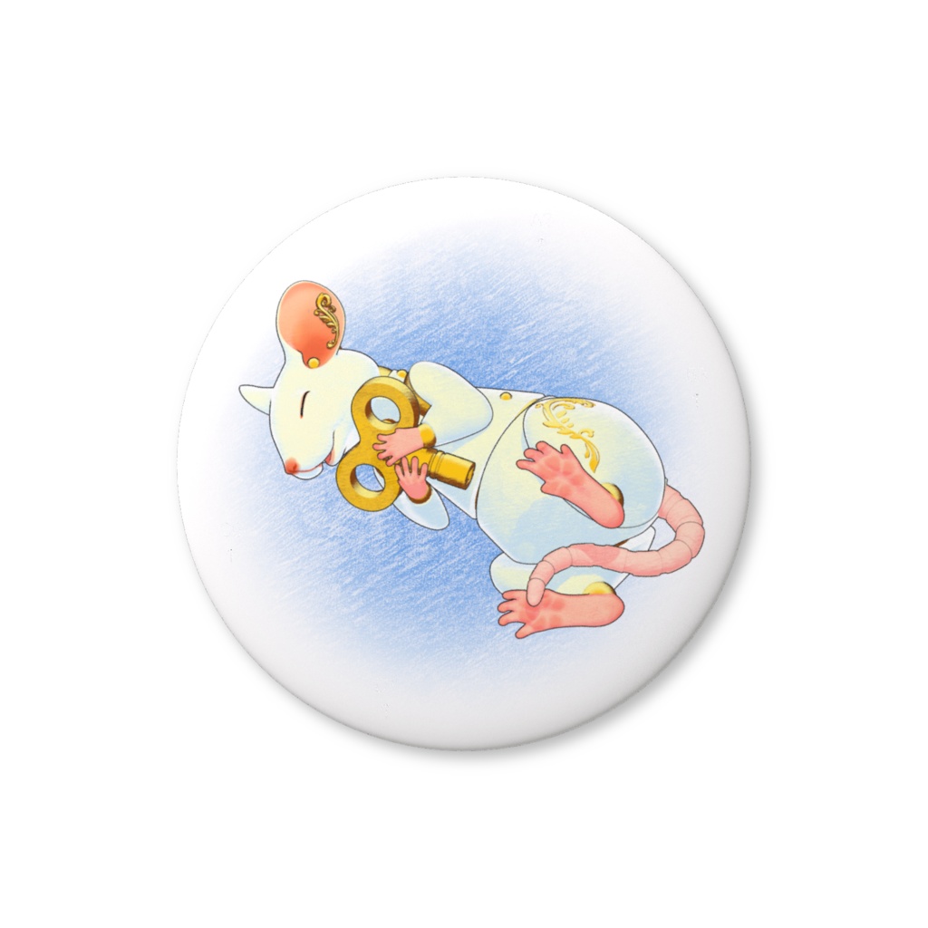 Mus缶バッジ(おやすみ)