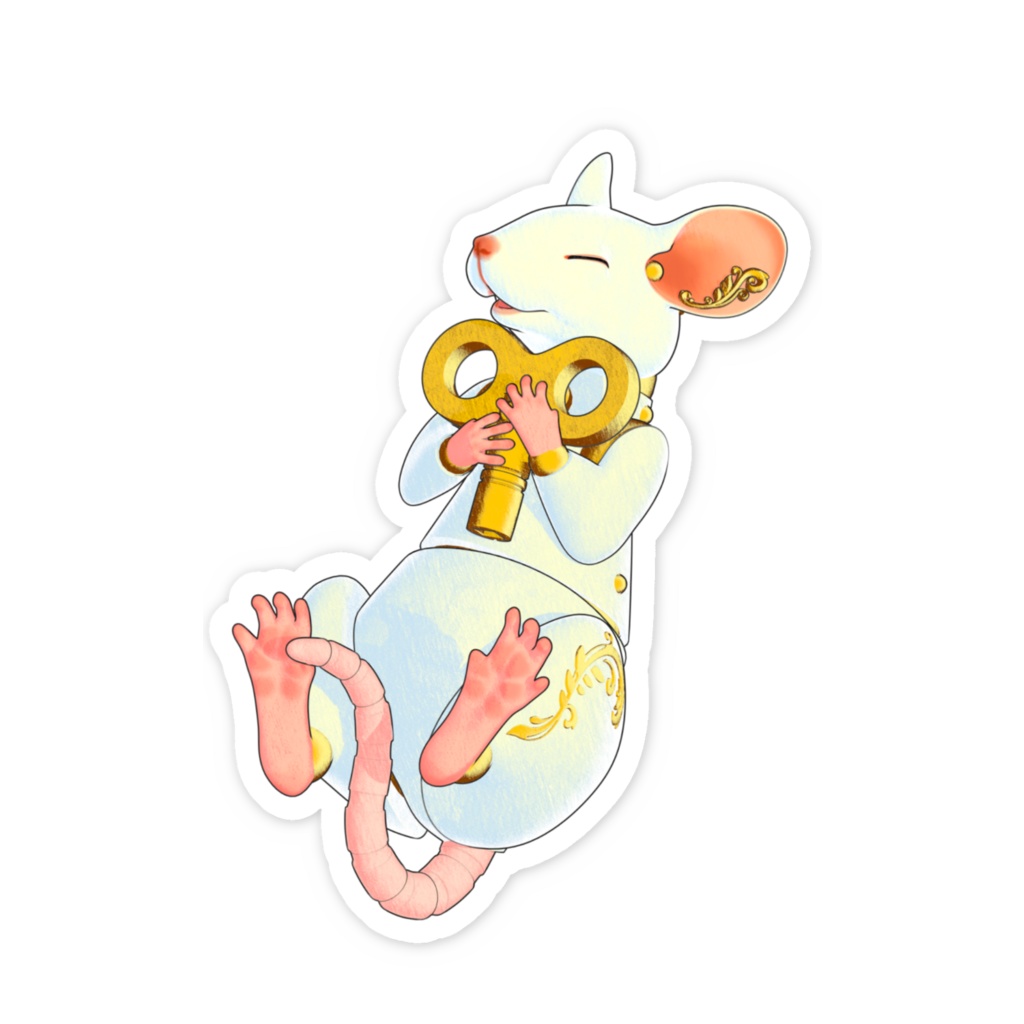 Musスマホステッカー(おやすみ)