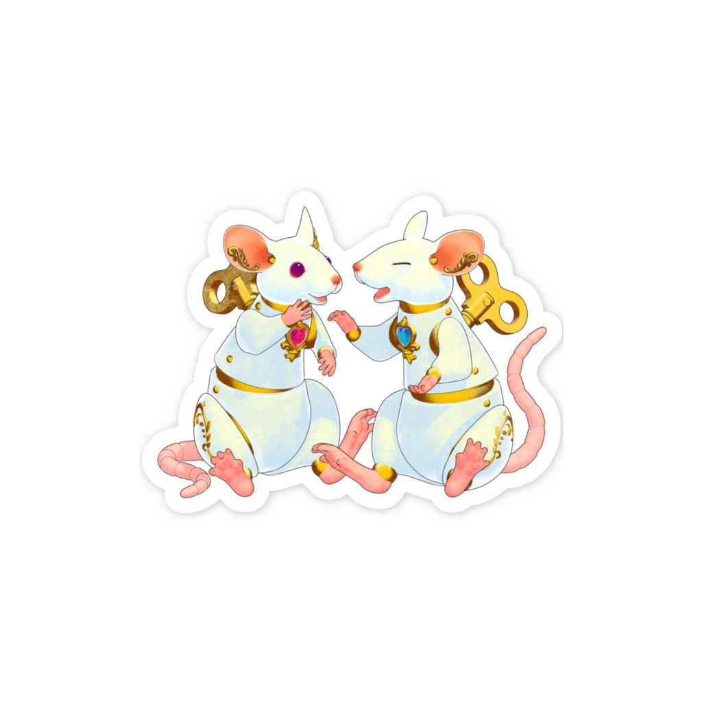 Musスマホステッカー(おしゃべり)