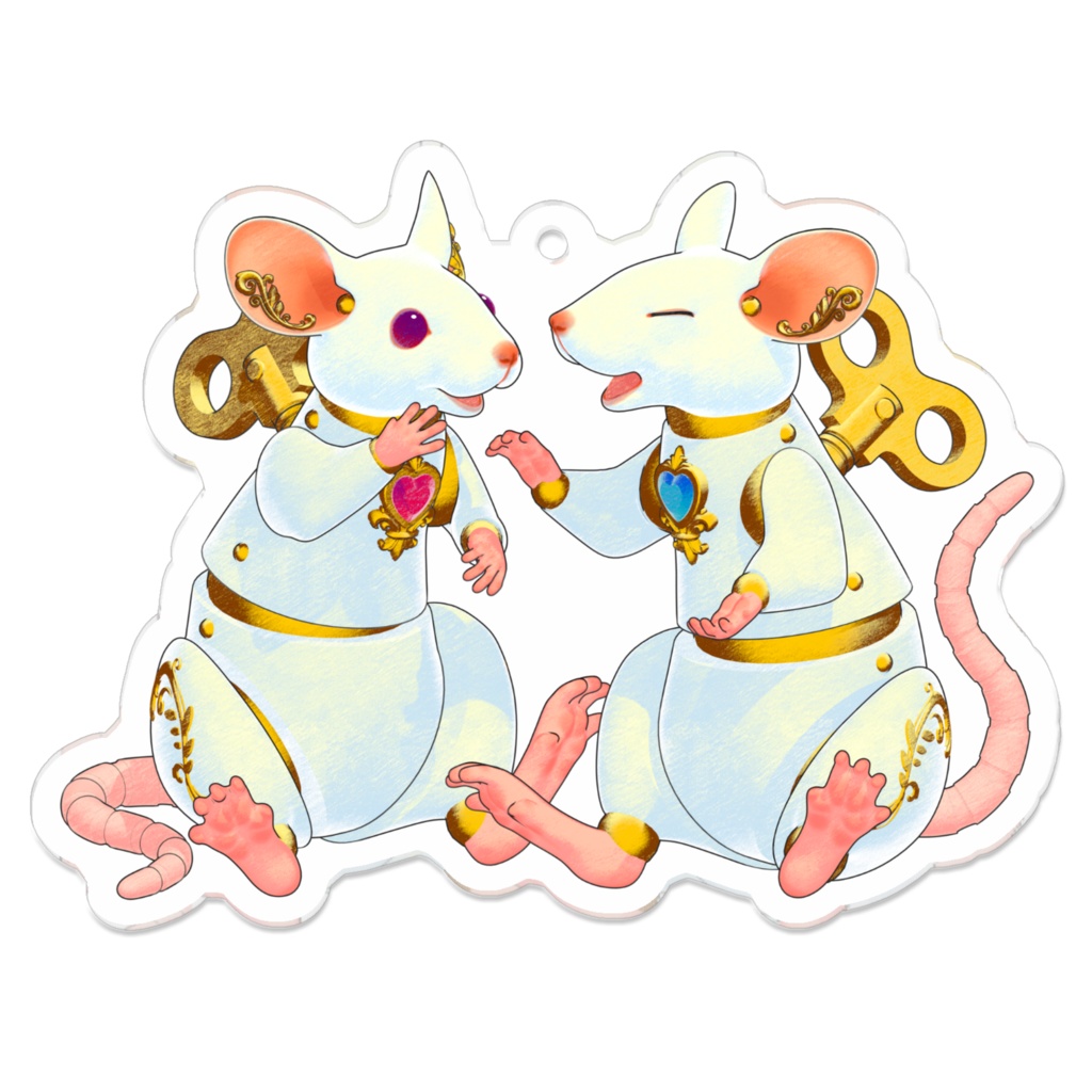 Musアクリルキーホルダー(おしゃべり)