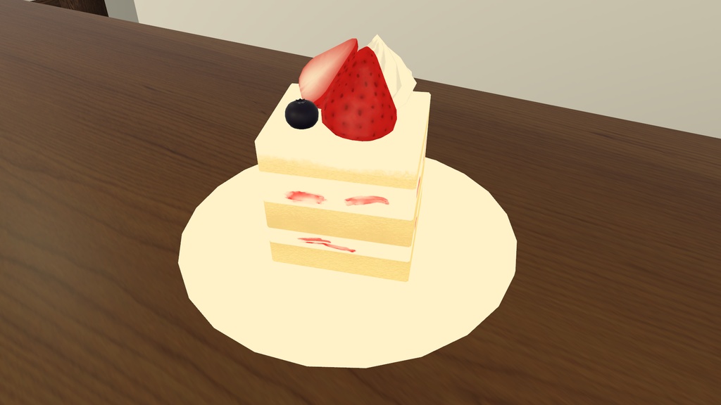 【VRC想定】カフェケーキセット