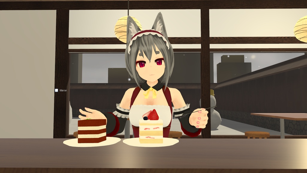 【VRC想定】カフェケーキセット