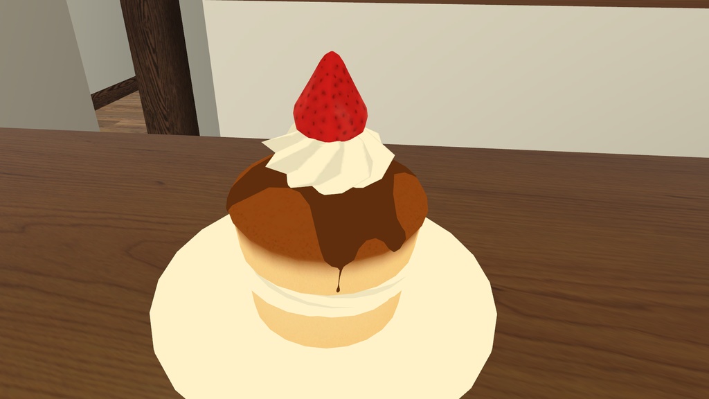 【VRC想定】カフェケーキセット