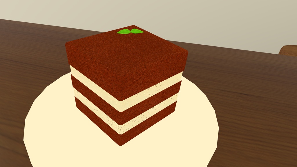 【VRC想定】カフェケーキセット