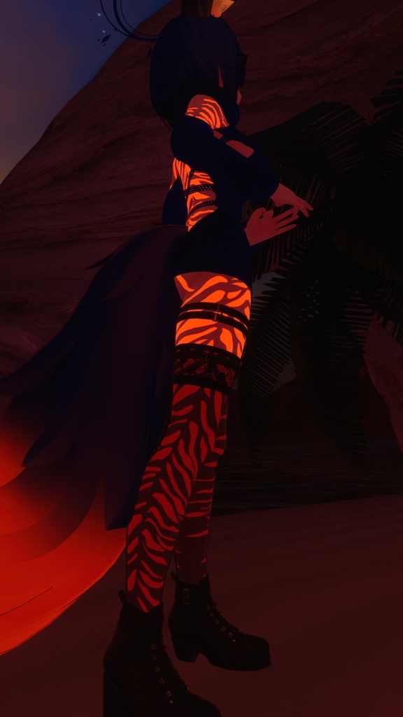 Bodypaint Tiger Stripes